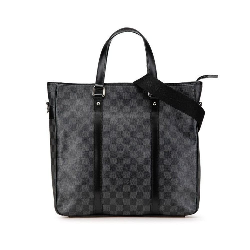Louis Vuitton Damier Graphite Tadao PM Handbag Black